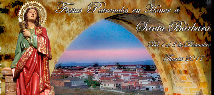 Tharsis comienza este fin de semana sus Fiestas Patronales en Honor a Santa Bárbara 2017